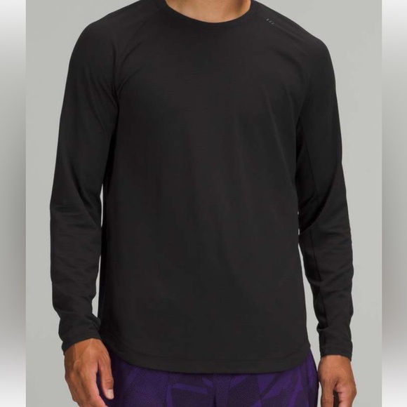 Lululemon men’s small charcoal dry sense long sleeve tee. - Picture 8 of 8